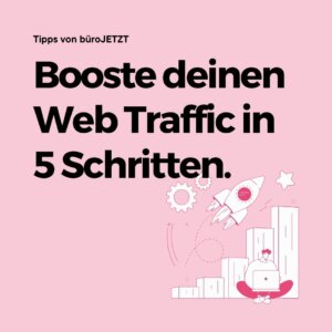 Grafik zum Thema Web Traffic auf der Website boosten